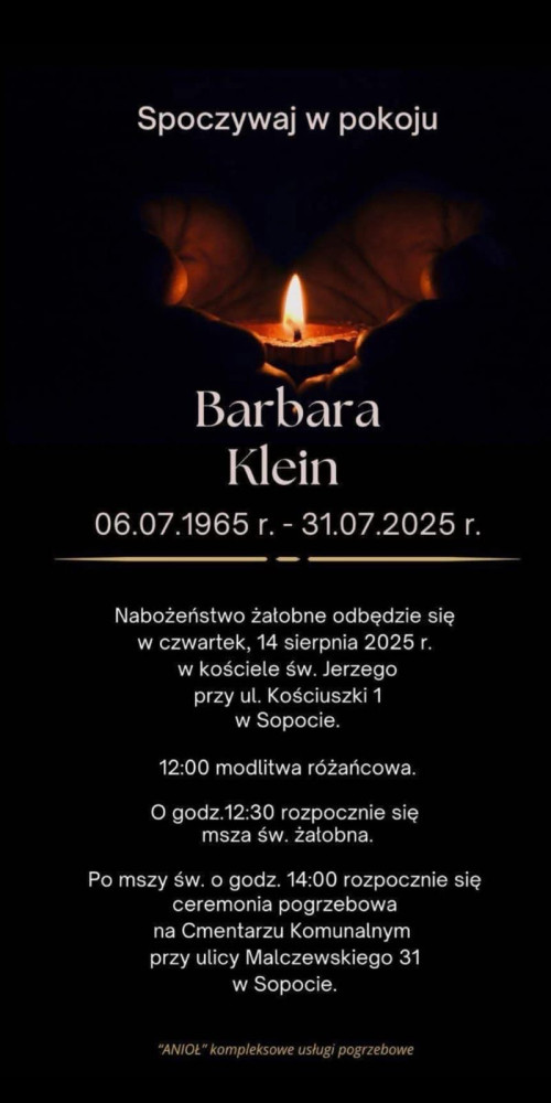  Barbara Klein 1965-2025