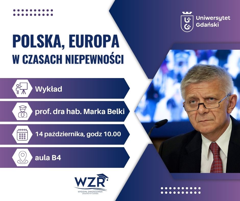 wykład prof. Marka Belki - banner