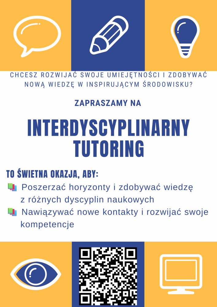Tutoring Interdyscyplinarny - plakat