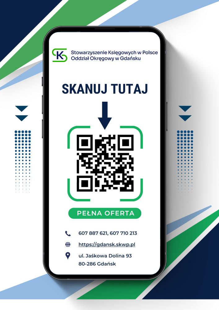 oferta na kursy certyfikowane z rachunkowości oraz kadry i płace- plakat