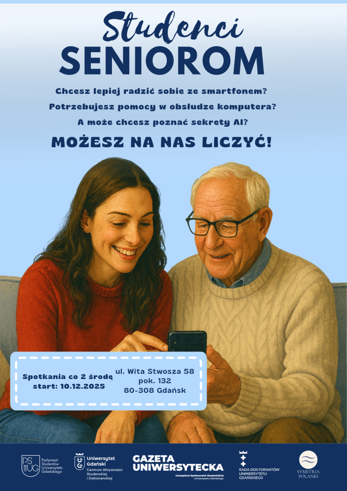 studenci seniorom-plakat