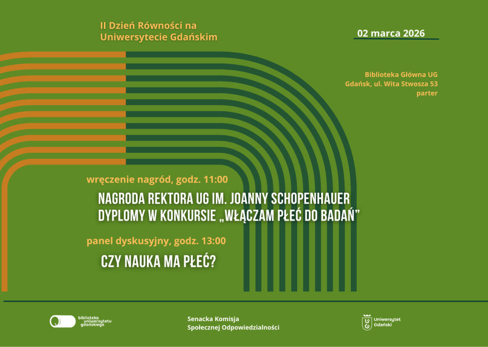 Dzień Równości na Uniwersytecie Gdańskim - banner