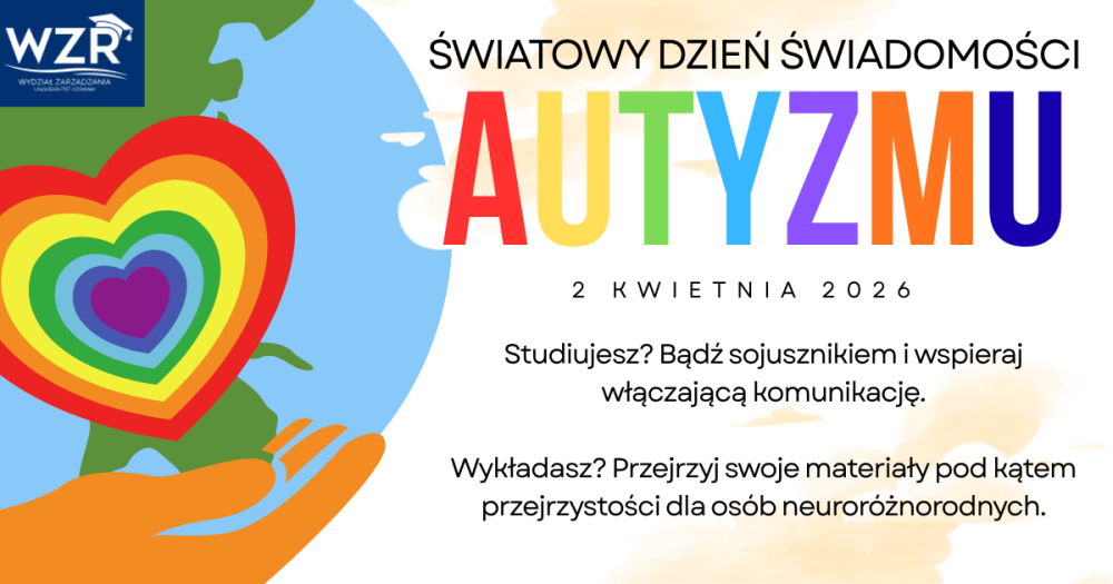 Światowy Dzień Świadomości Autyzmu- plakat