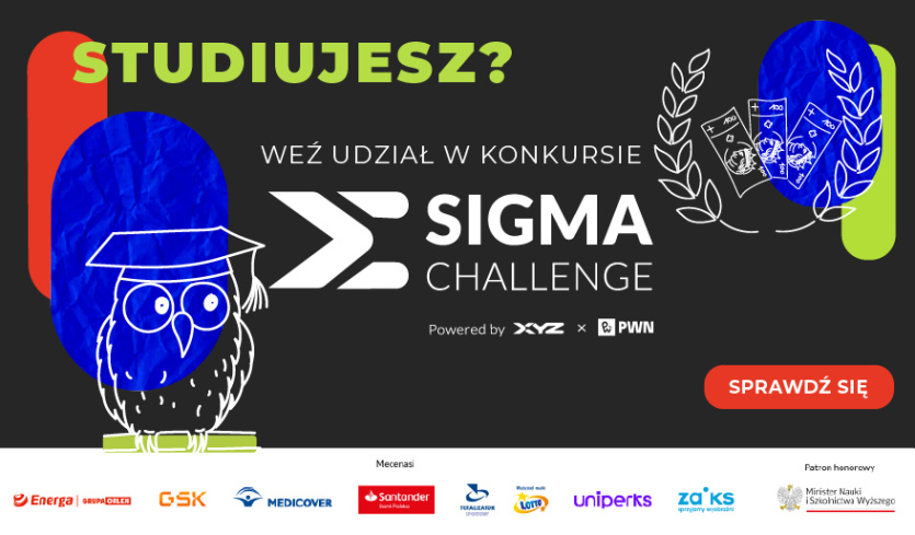 Druga edycja konkursu Sigma Challenge- plakat