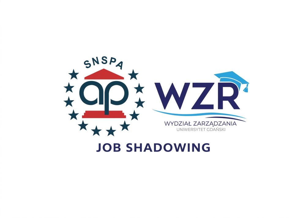 Logo Wydziału Zarzadzania UG oraz SNSPA