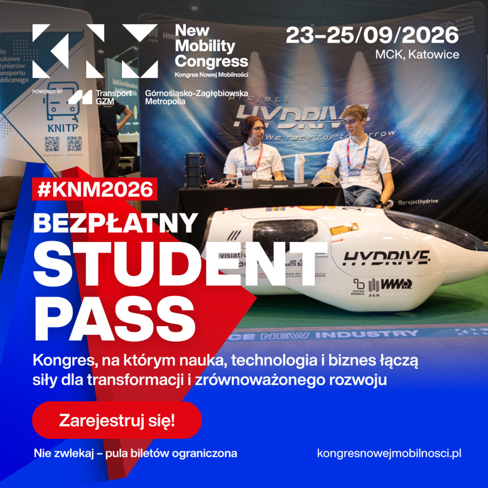 banner Kongresu Nowej Mobilności 2026