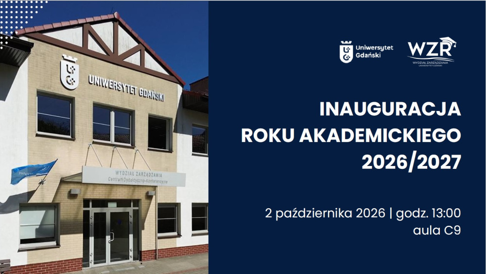 Inauguracja roku akademickiego 2026/2027 - banner