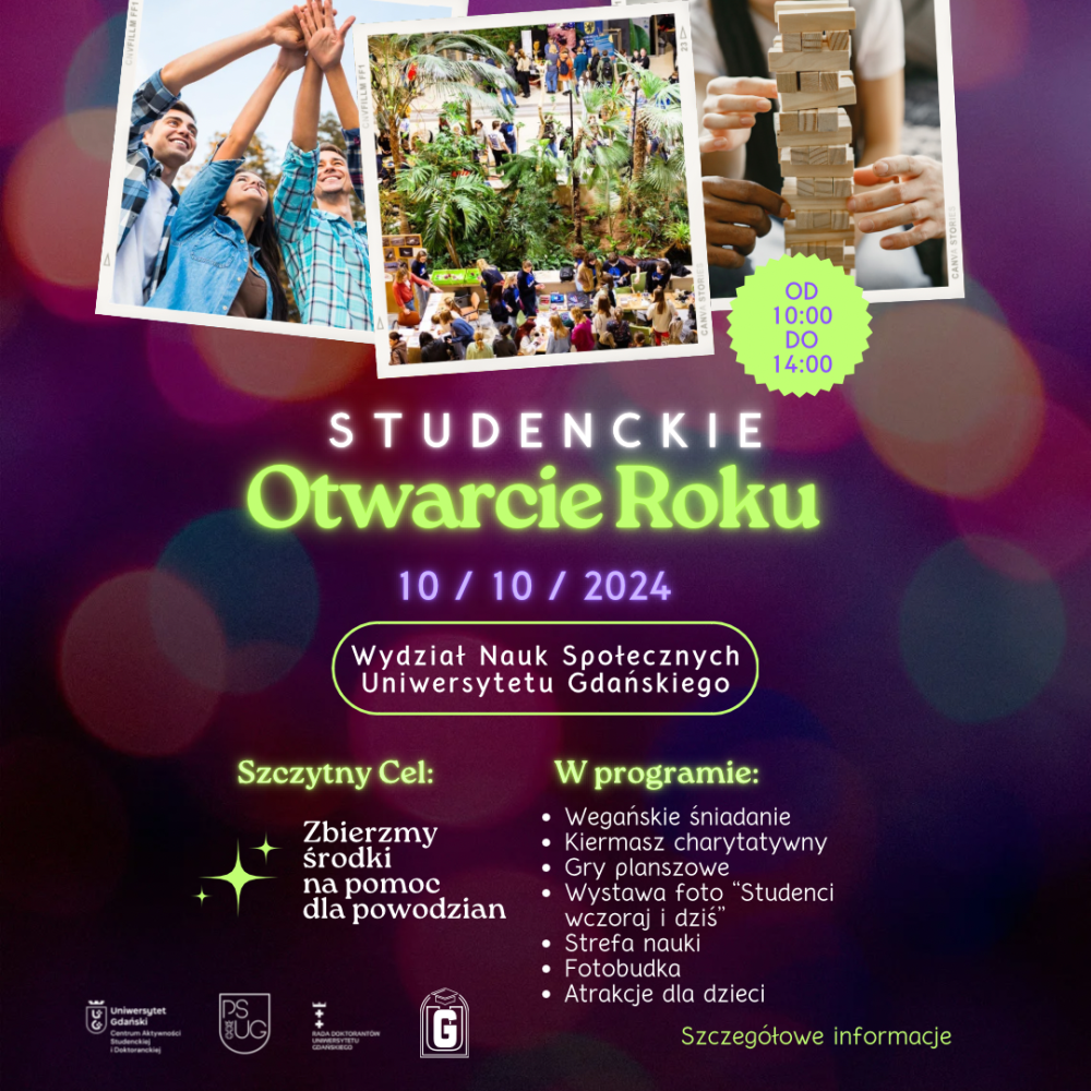 Studenckie otwarcie roku banner