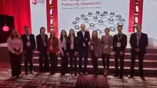 Członkowie Koła Naukowego Finansów i Ubezpieczeń podczas XII Kongresu Polskiej Izby Ubezpieczeń