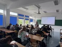 Uczestnicy warsztatów naukowych warsztaty naukowe pt. „Błędy poznawcze - czym są i jak nauczyć się je rozpoznawać w procesie podejmowania decyzji”