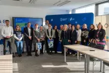 zdjęcie z wręczenia nagród Akademickiego Budżetu Obywatelskiego oraz drugiej edycji Zielonego Uniwersytetu 