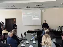 Uczestnicy spotkania Rady Ekspertów Wydziału Zarządzania