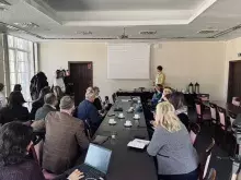 Uczestnicy spotkania Rady Ekspertów Wydziału Zarządzania