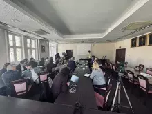 Uczestnicy spotkania Rady Ekspertów Wydziału Zarządzania