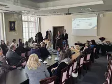 Uczestnicy spotkania Rady Ekspertów Wydziału Zarządzania