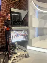 studenci w TVP Gdańsk