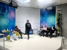 studenci w TVP Gdańsk