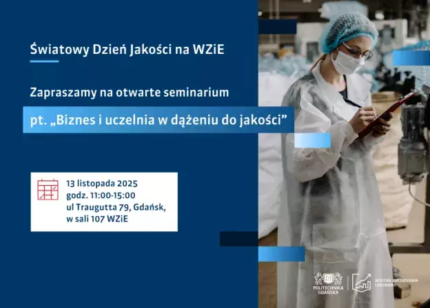 Światowy Dzień  Jakości  na Wydziale Zarządzania…