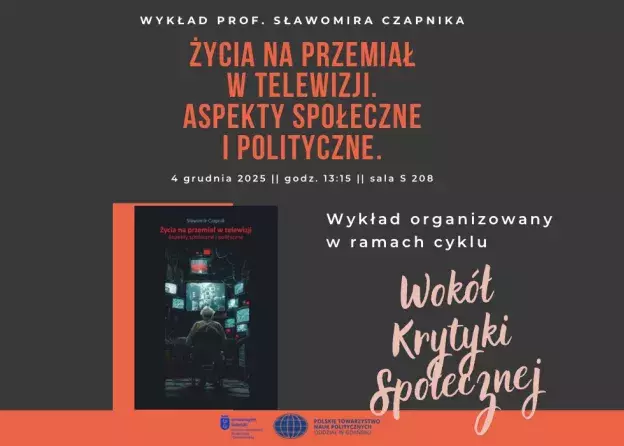 Zapraszamy na wykład w ramach cyklu " Wokół…