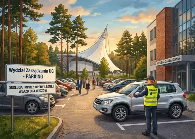 Obsługa parkingu przy Wydziale Zarządzania w…