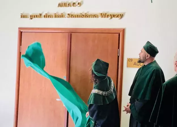 Uroczyste nadanie auli-C9 imienia prof. dr hab. Stanisława Wryczy