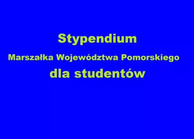 Stypendium Marszałka Województwa Pomorskiego dla studentów