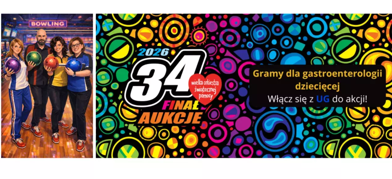 Finał WOŚP - plakat akcji charytatywnej