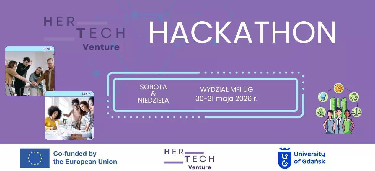 Zapraszamy na HTV Hackathon, 30–31 maja 2026 r. na Wydziale MFI UG. 